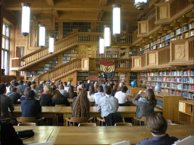 Academische zitting Hollandia in de centrale bibliotheek KU Leuven
